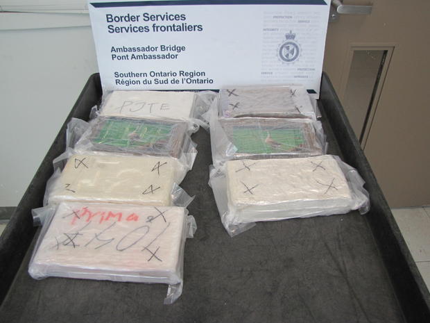 cocaine seized at the Ambassador Bridge 