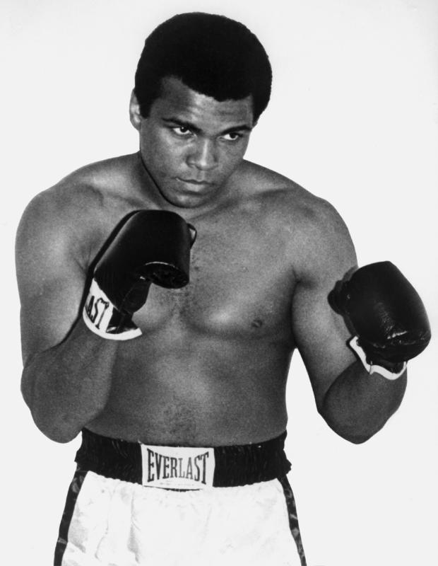 A portrait of Muhammad Ali 