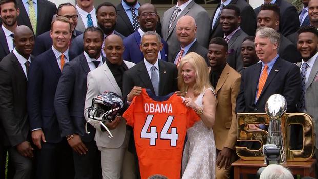 Broncos Visit White House 