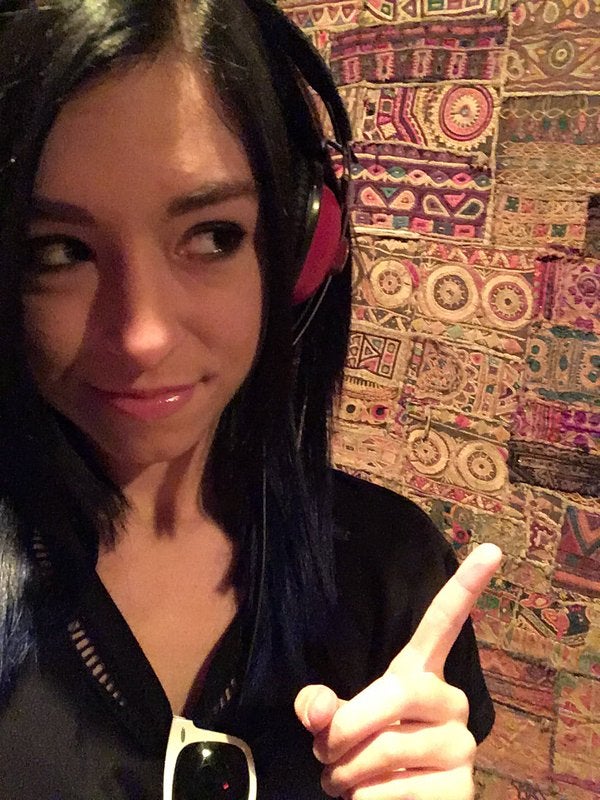 ​Christina Grimmie is seen in a photo posted to her Twitter account. 