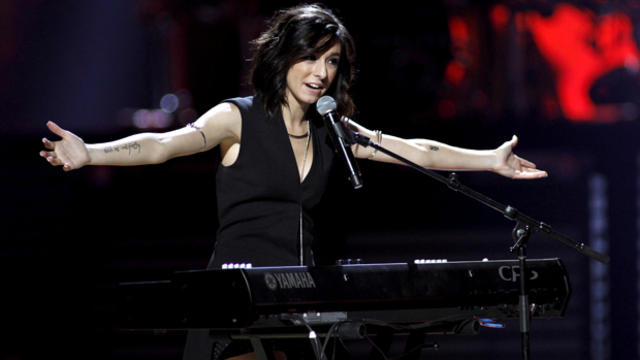 ​Macy's iHeartRadio Rising Star singer Christina Grimmie performs during the 2015 iHeartRadio Music Festival at the MGM Grand Garden Arena in Las Vegas, Nevada, on Sept. 18, 2015. 