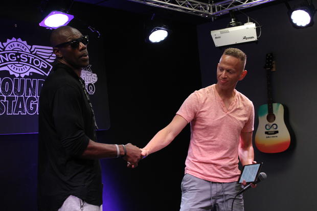 Terrell Owens with Damien Barling 