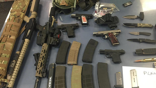 Weapons Found In Car At Holland Tunnel 