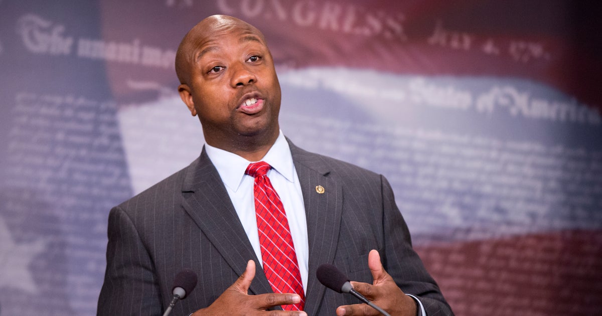 Black GOP senator gets personal about race - CBS News