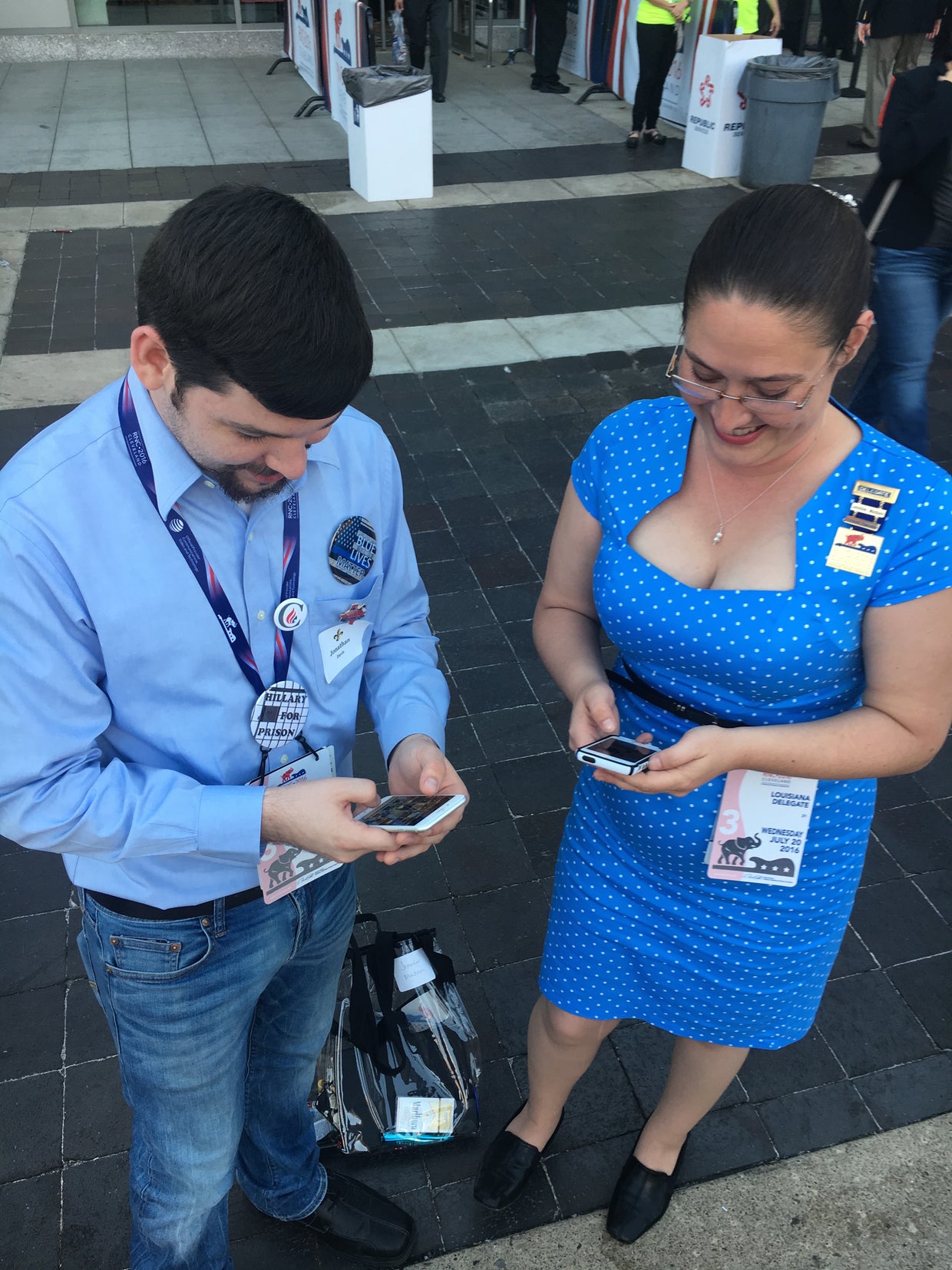 Pokemon Go craze hits the Republican convention - CBS News