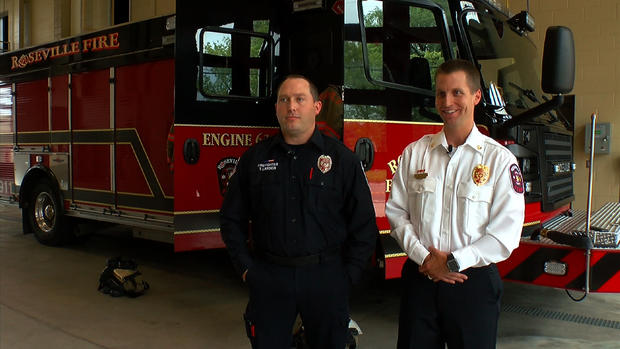 Roseville Firefighters Neil Sjostrom and Ted Larson 