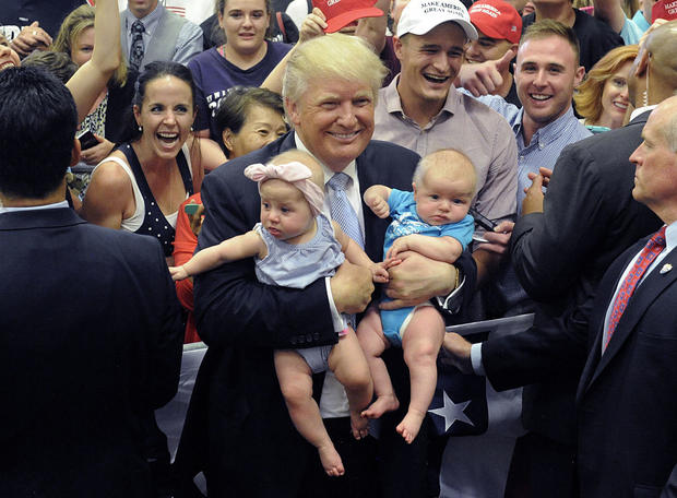 Donald Trump With Babies 