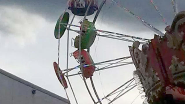 Three girls fell from a Ferris wheel in Greeneville, Tennessee, on Aug. 8, 2016. 