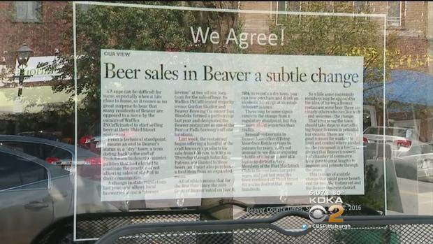 Beer sales in Beaver 