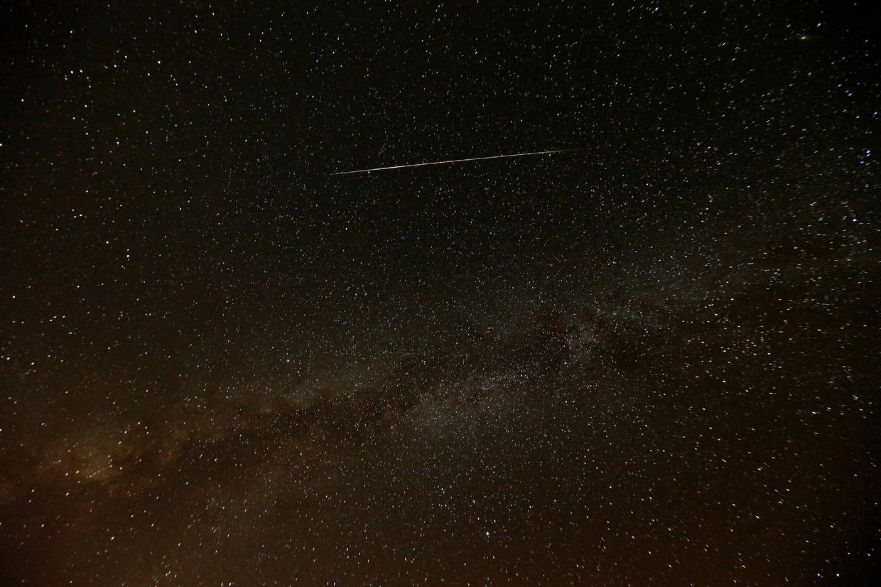 Spectacular Perseid meteor shower