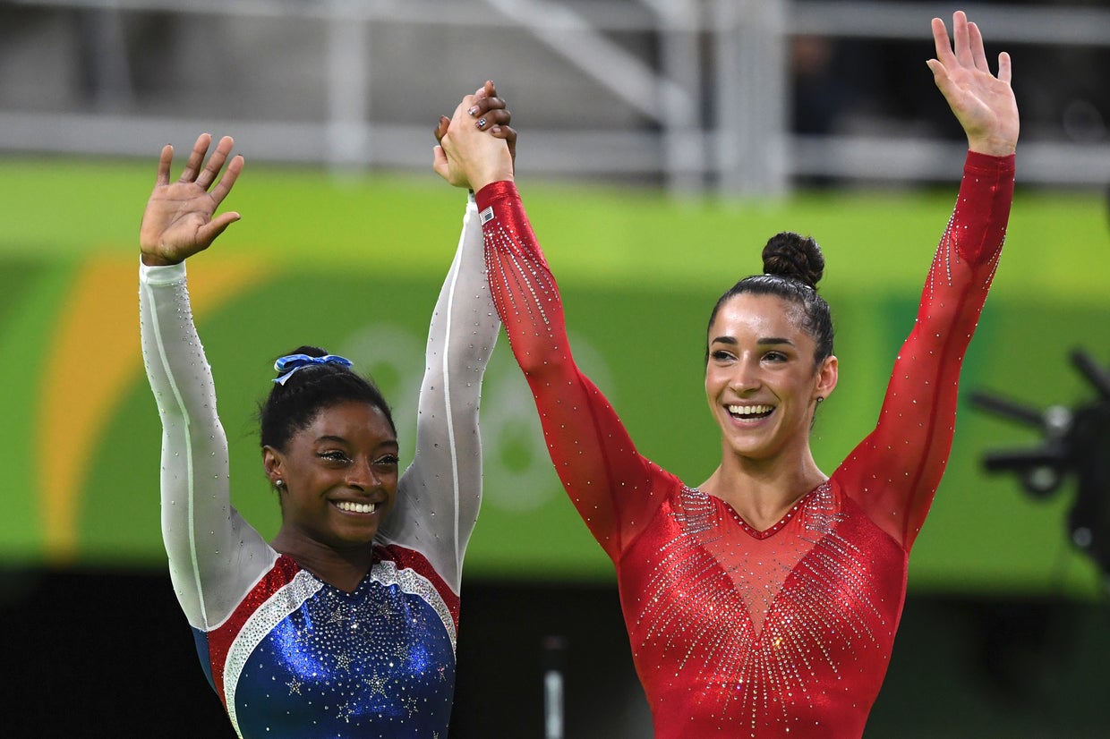 Powerhouse competitors in women's olympic gymnastics