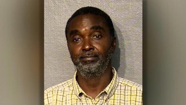 Raymond Jackson Jr. is seen in a police booking photo provided to CBS Houston affiliate KHOU-TV. 