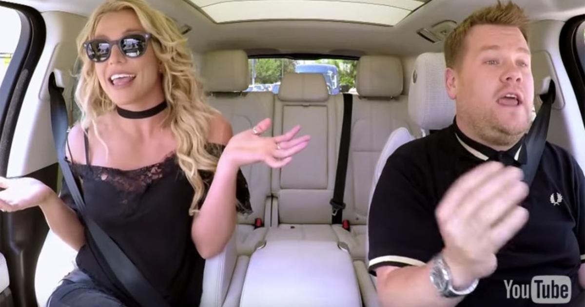 Watch Britney Spears Go For A Ride In Carpool Karaoke Cbs Miami 