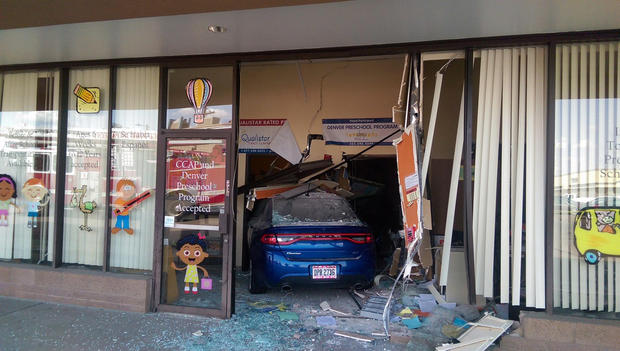 aurora car into daycare (from APD) 