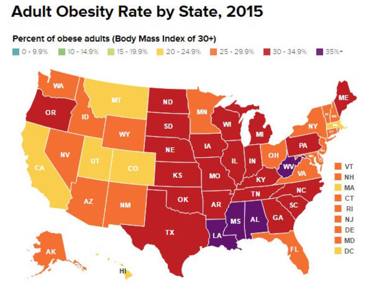Do you live in one of America's fattest states? CBS News