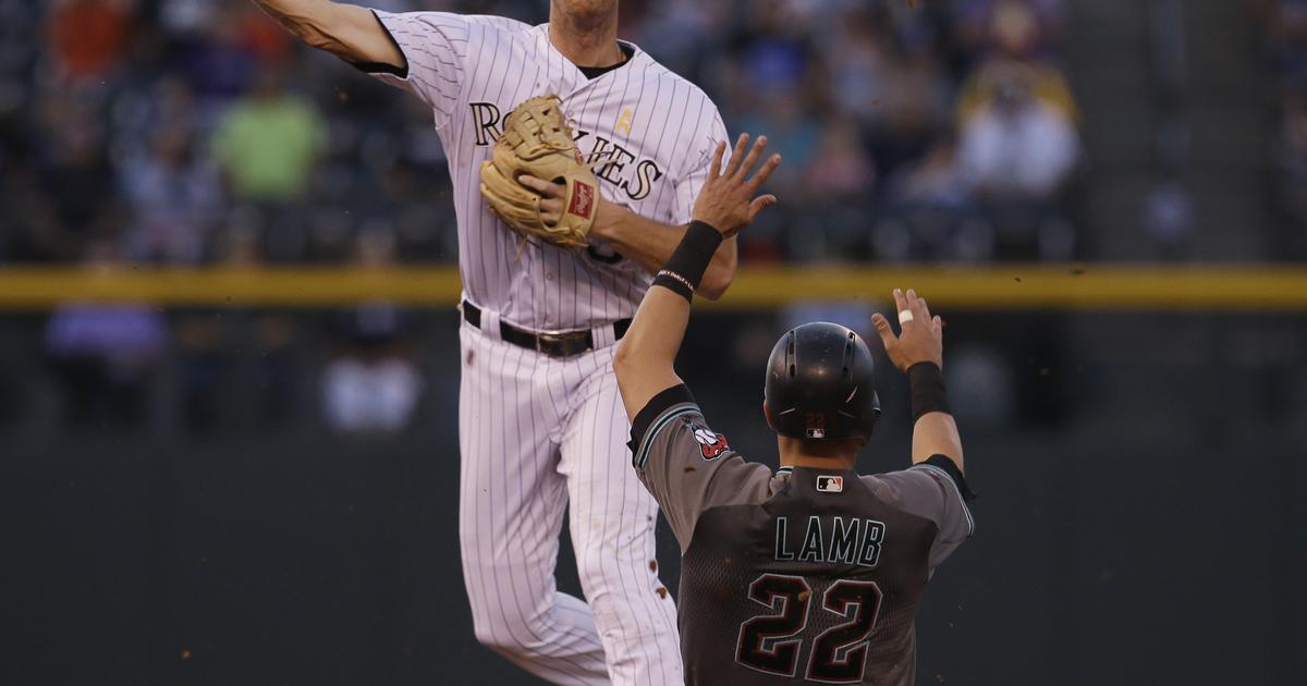 Arizona Diamondbacks First base Paul Goldschmidt hits a double during  News Photo - Getty Images