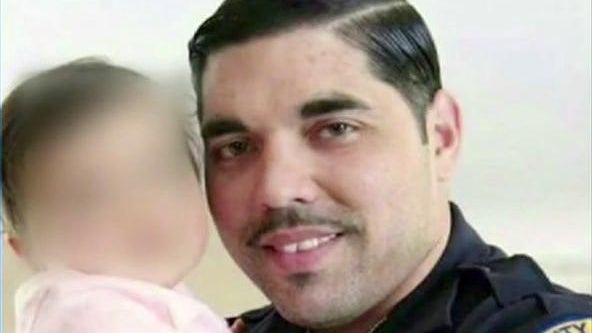 Miami Police Officer Andrew Mesa is seen in a photo posted to his Facebook page and obtained by CBS Miami station WFOR-TV. 