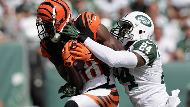 A.J. Green and Darrelle Revis 