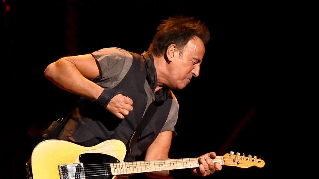 Bruce Springsteen and the E Street Band perform at the Los Angeles Sports Arena on March 15, 2016, in Los Angeles, California. 