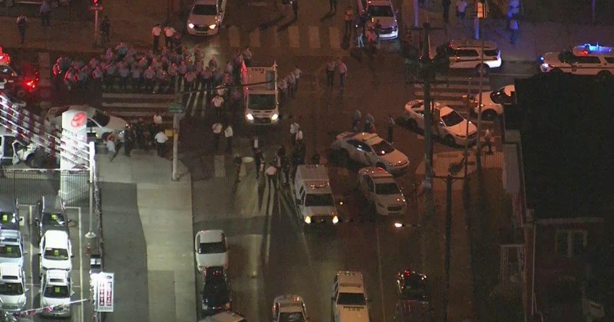 Two police officers shot in Philadelphia - CBS News
