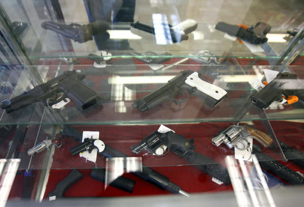 Guns, weapons are for sale at the Gun Gallery 