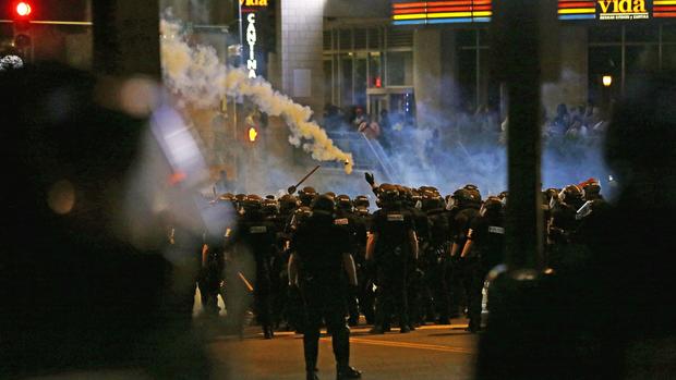 Charlotte police shooting protests 
