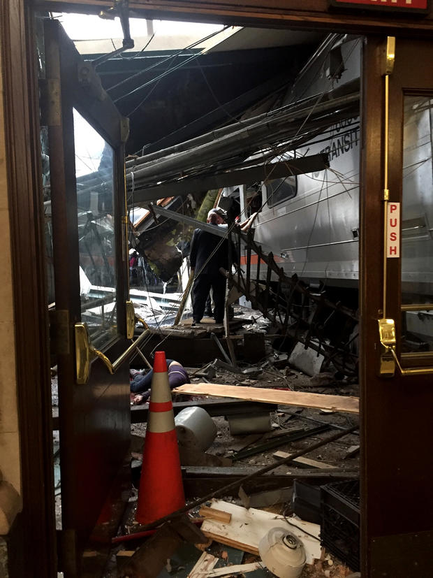 New Jersey Transit Commuter Train Crashes At Hoboken Terminal 