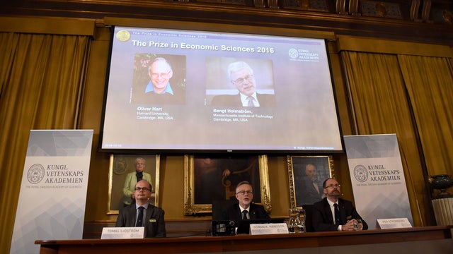 2016 Nobel prize for economics 