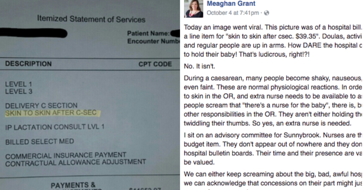 Doula explains why hospital charged parents $39 to hold newborn in
