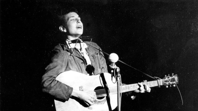 Bob Dylan, folk rock music legend 