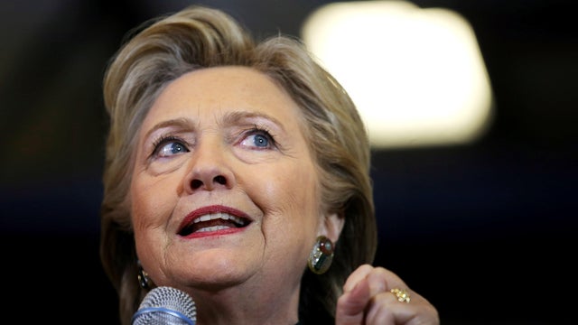 Democratic presidential nominee Hillary Clinton speaks at a campaign event in Cleveland, Ohio, Oct. 21, 2016. 