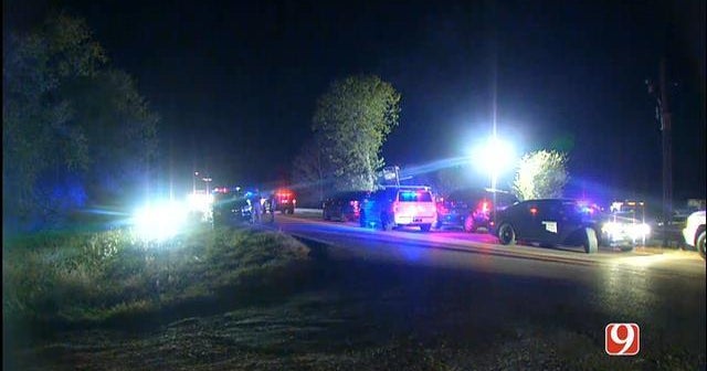 2 found dead, suspect on run after Okla. cops shot - CBS News