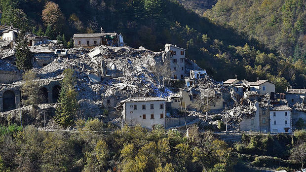 Earthquake Strikes Central Italy 