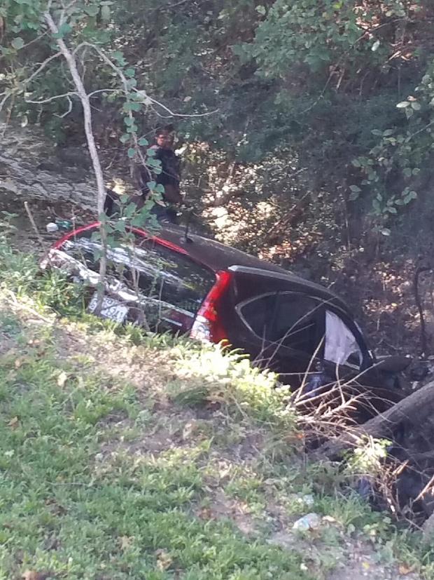DeSoto Crime Spree Suspect Drives Car Into Creek 