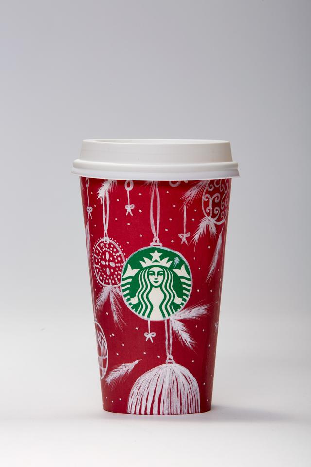 Starbucks 2016 Red Holiday Cup Ornament - Virginia