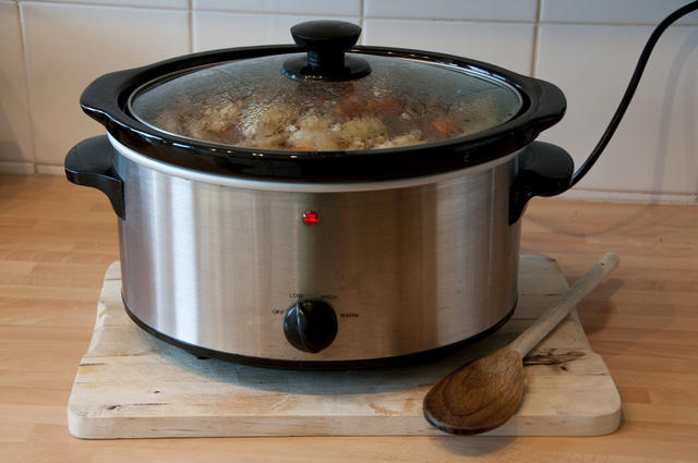 Crock Pot Cooking Stock Photo - Download Image Now - Crock Pot, Casserole,  Color Image - iStock