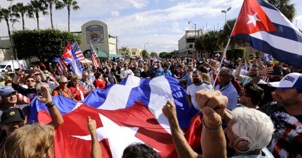 Fidel Castro dead: Cuban-Americans in Little Havana celebrate - CBS News