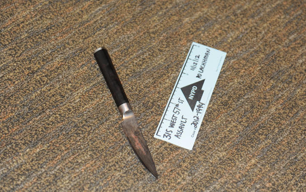 Knife used in attack on Dr. Weiss 