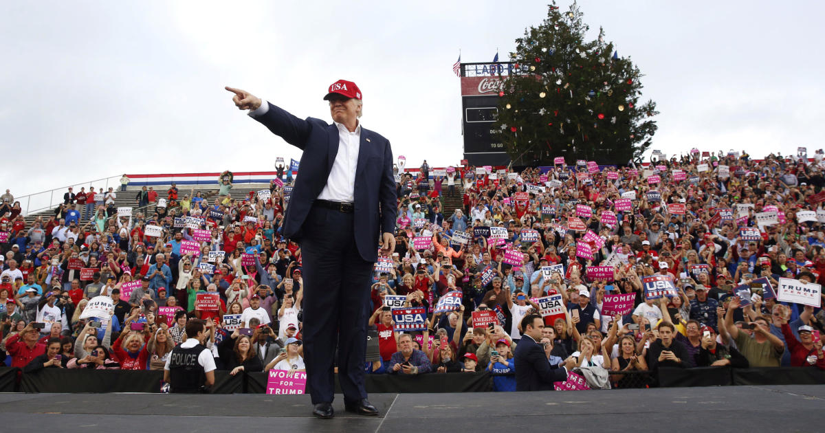 Donald Trump takes final victory lap in Alabama CBS News