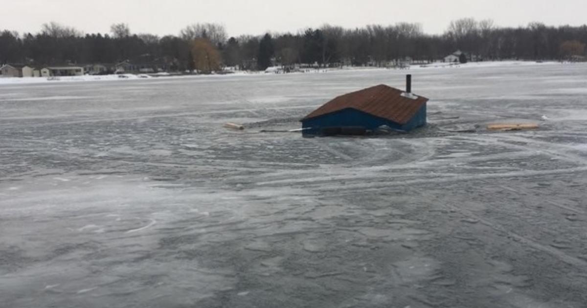 Monday Marks DNR Deadline To Remove Ice Houses From Several Lakes CBS