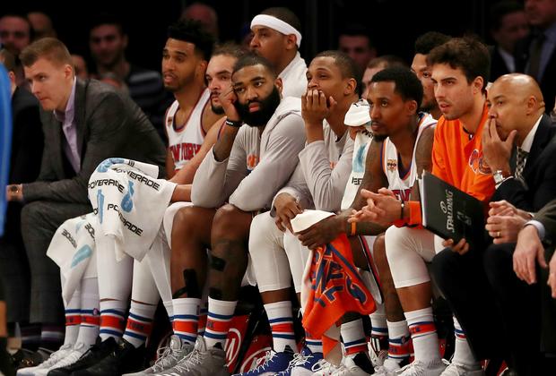 Knicks bench 