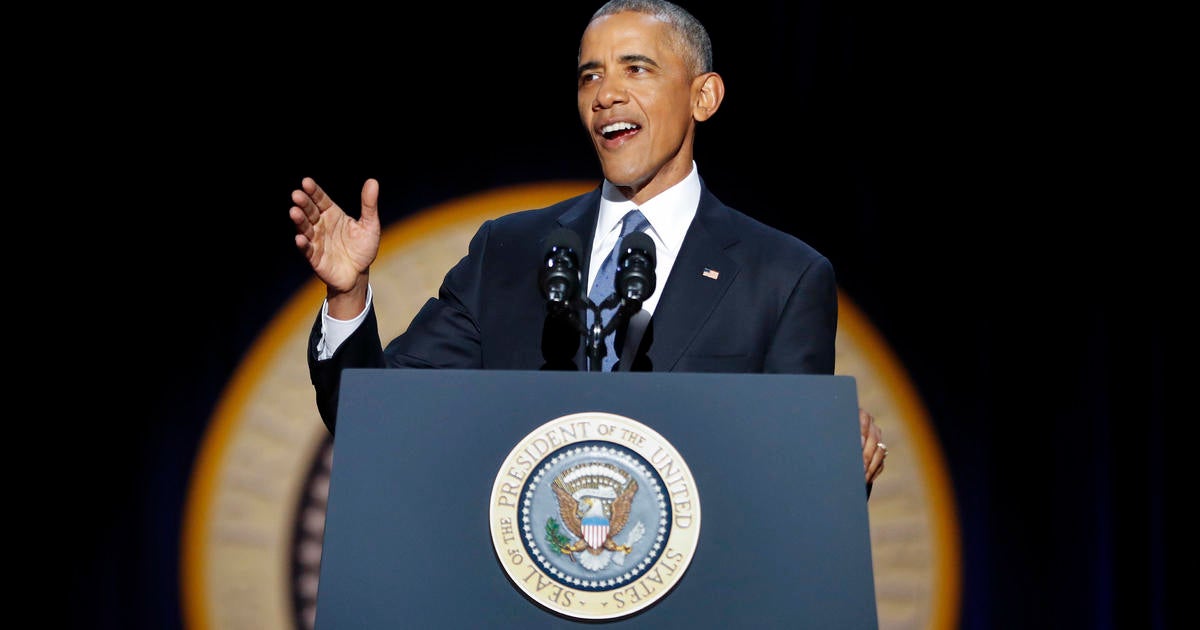 President Obama's farewell speech - live updates - CBS News