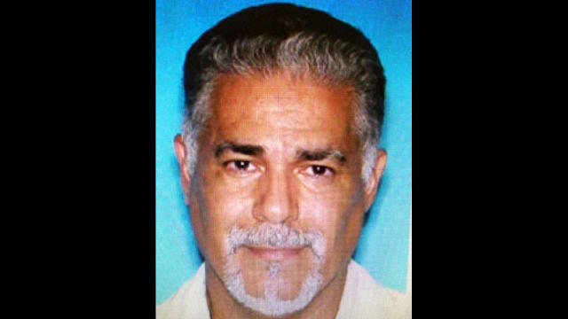 Edgard Fuentes is seen in a police booking photo the Palm Bay Police Department of Florida provided to CBS Orlando affiliate WKMG-TV. 