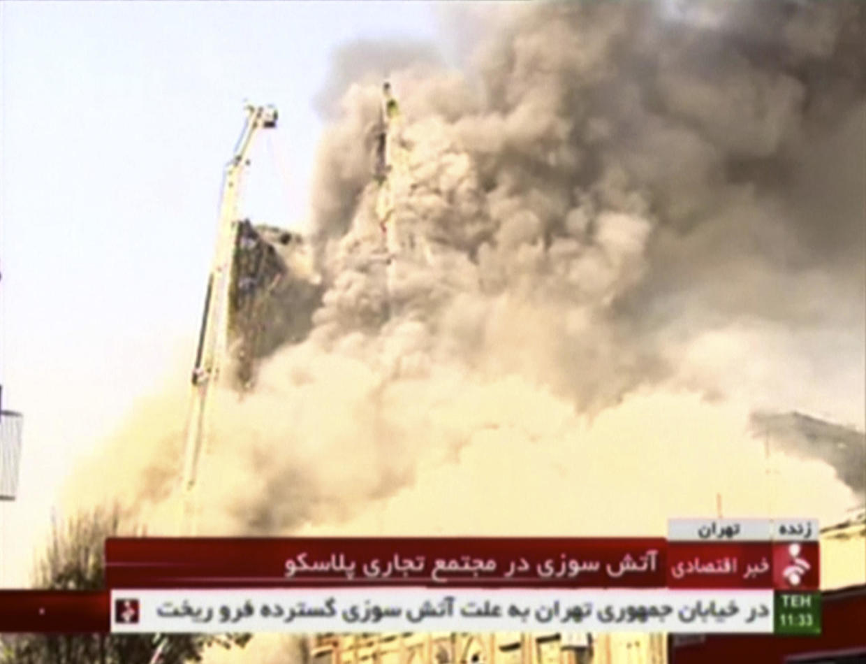 Iran Plasco Building Collapse Kills Tehran Firefighters Battling