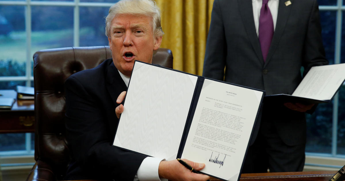 President Trump signed an executive order and three memoranda over