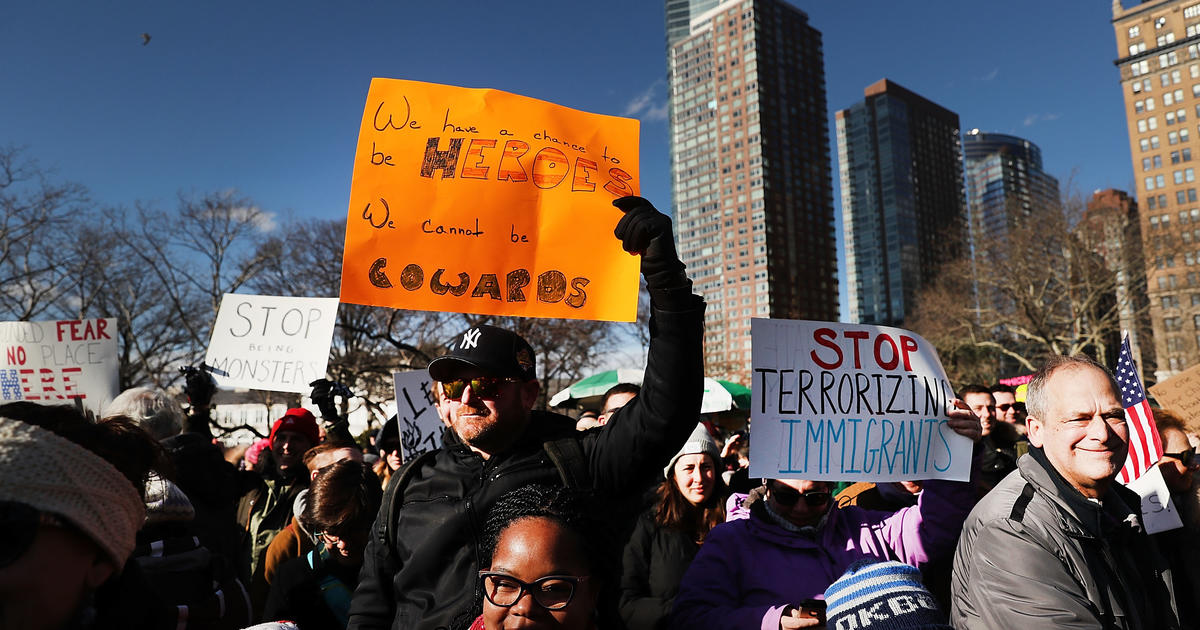Thousands Gather At Battery Park, March For Second Day Of Protests