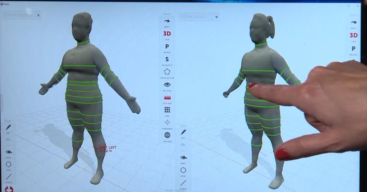 Can 3D body scanners help with weight loss, fitness? CBS News