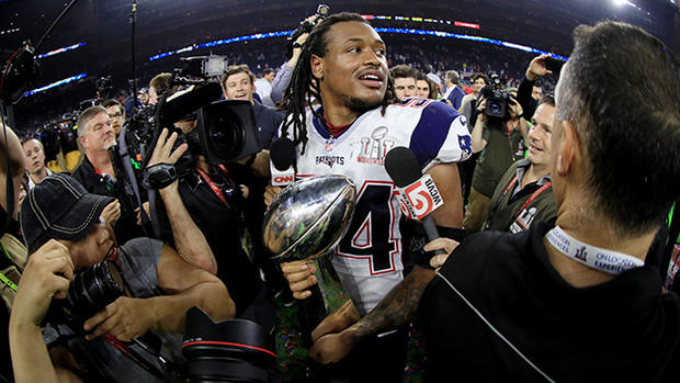 Dont'a Hightower with Lombardi Trophy - Super Bowl LI - New England Patriots v Atlanta Falcons 