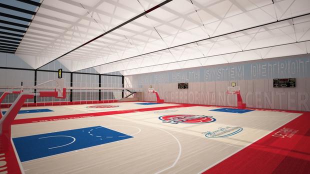 Pistons practice facility 