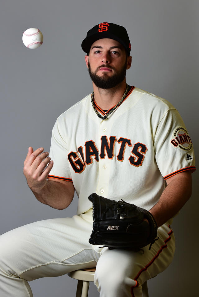 Hensley Meulens of the San Francisco Giants poses for a photograph